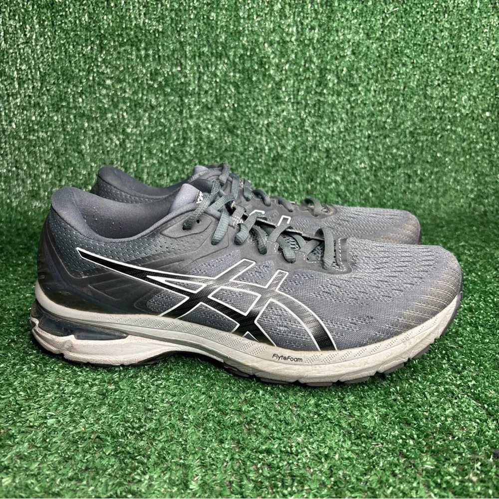 Asics Women’s Gray GT-2000 9 Lace Up Athletic Running Shoes Size 8 D‎ Wide